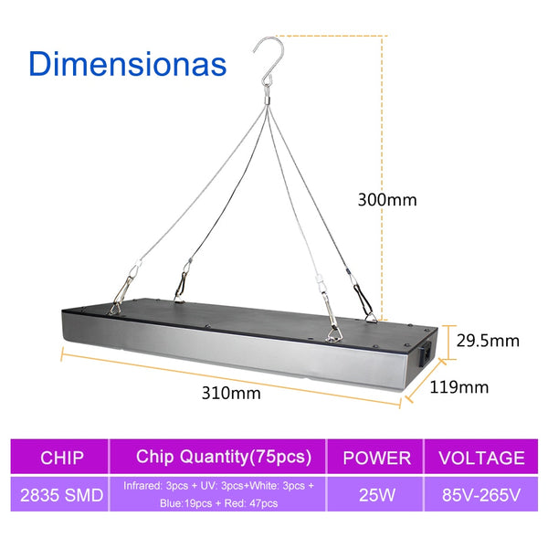 LED Grow Light Full Spectrum Panel